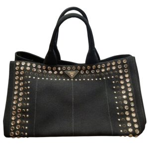 【カナパ デニム バッグ】PRADA【Bランク】