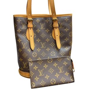 ルイヴィトン(Louis Vuitton) モノグラム プチ・バケット バケットPM ポーチ付き トートバッグ M42238