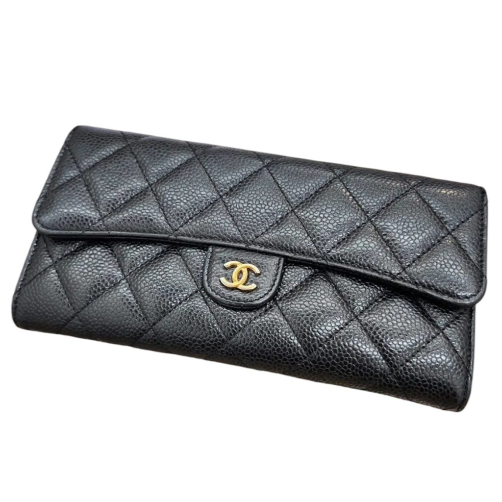CHANEL（シャネル）マトラッセ クラシック ロング フラップ ウォレット　AP0241