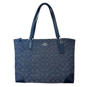 【シグネチャー ジップトート】COACH【Aランク】