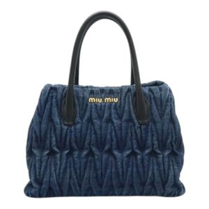 MIUMIU デニムキルティングバッグ 2way