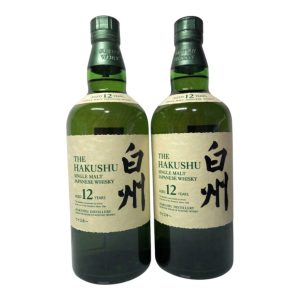 サントリー シングルモルトウイスキー 白州12年 箱なし 2本