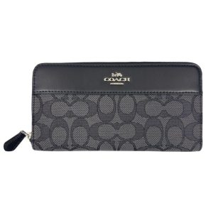 【シグネチャー ジップウォレット】COACH【Aランク】