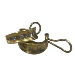 K18 750 18金 イヤリング ダイヤ