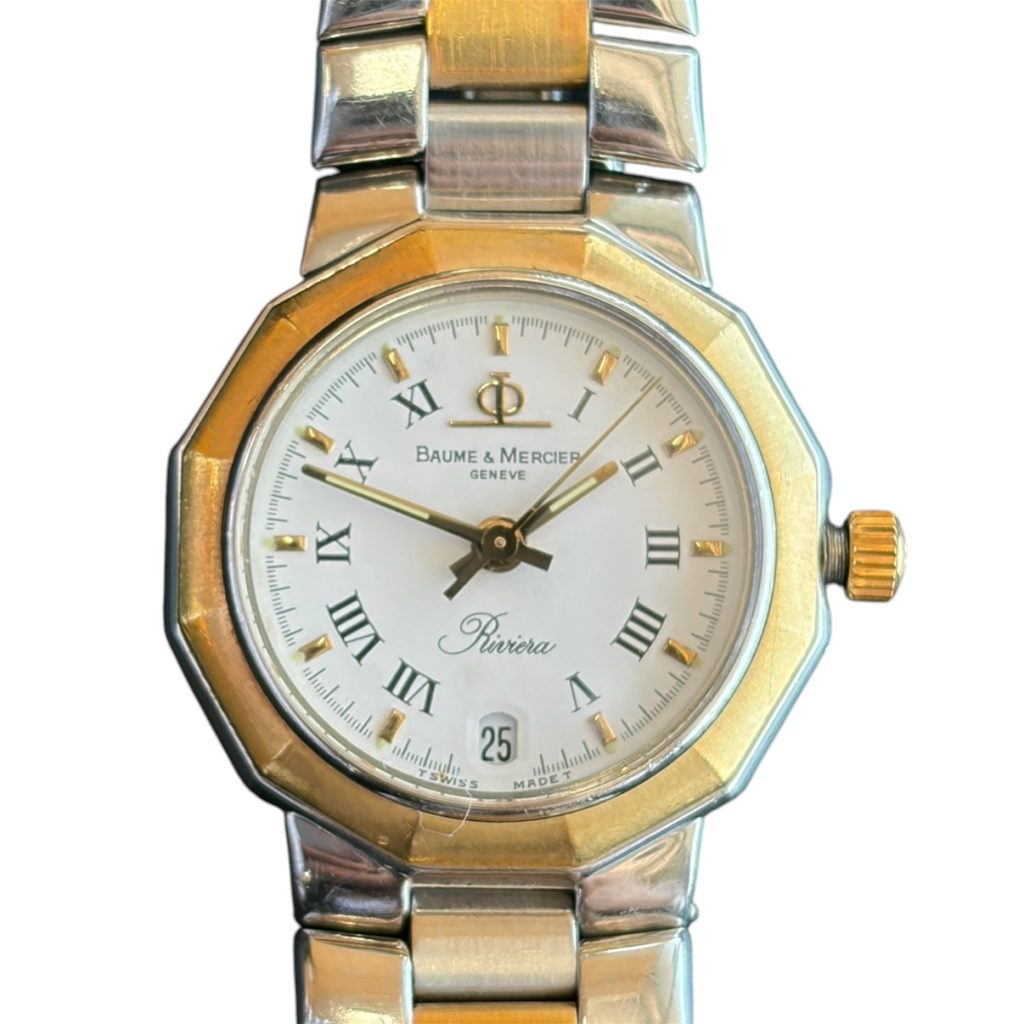 【本体のみでも大丈夫！！】BAUME&MERCIER ボーム&メルシエ リビエラ デイト