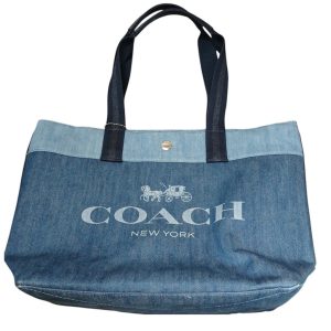 【コーチも高価買取!!】COACH　コーチ　デニムトートバッグ