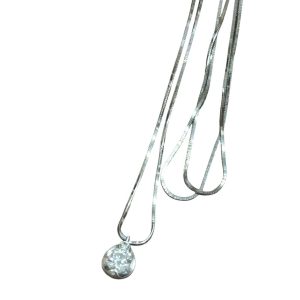 Pt850　プラチナ850　ダイヤモンド付き　ネックレス