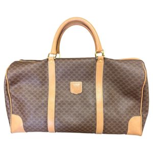 CELINE(セリーヌ)　マカダムモノグラム　ボストンバッグ
