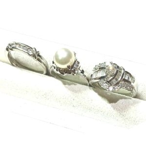 【Pt900ジュエリーまとめ】プラチナ900・メレダイヤ・パール・貴金属・アクセサリー