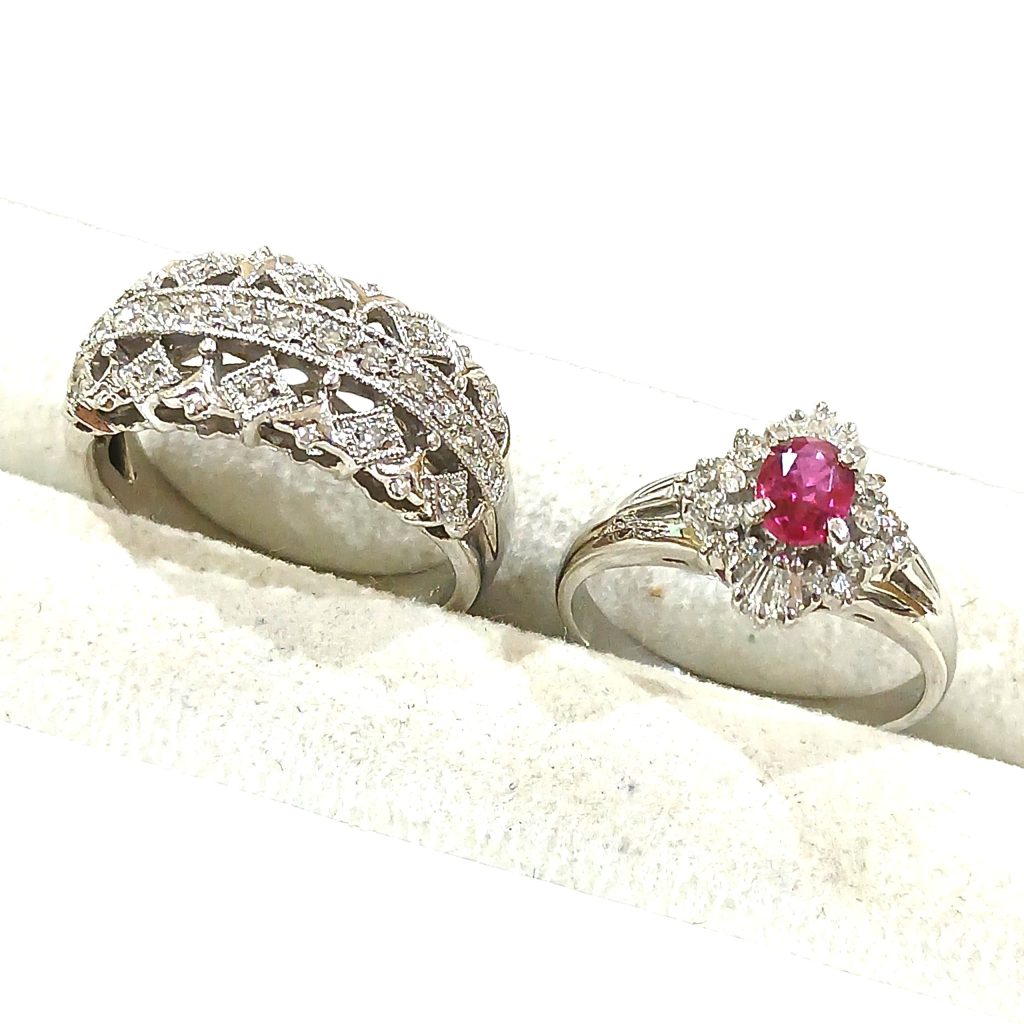 【Pt900ジュエリーまとめ】プラチナ900・メレダイヤ・ルビー・リング・貴金属・アクセサリー