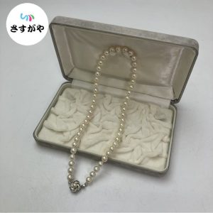 シルバー刻印 パールネックレス