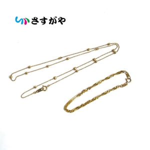 ネックレス ブレスレット K18 金 アクセサリー