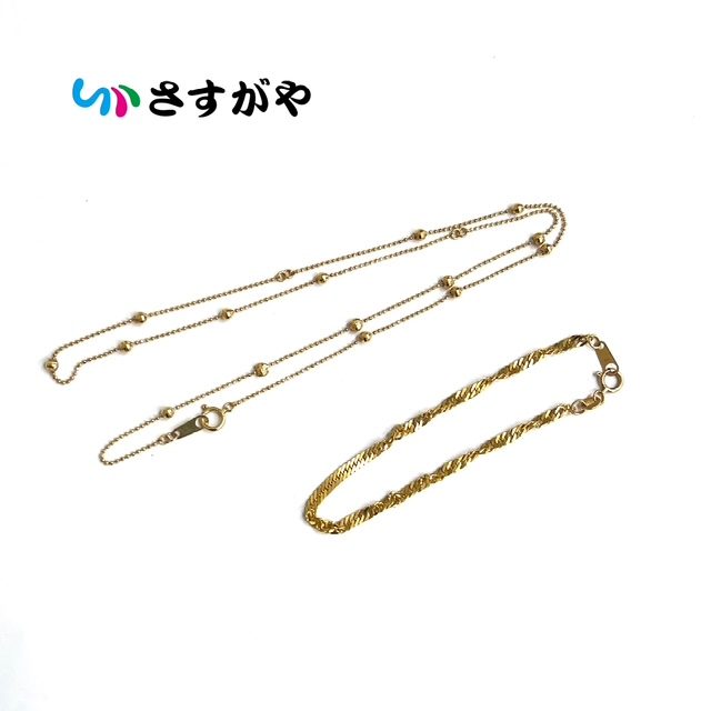 ネックレス ブレスレット K18 金 アクセサリー