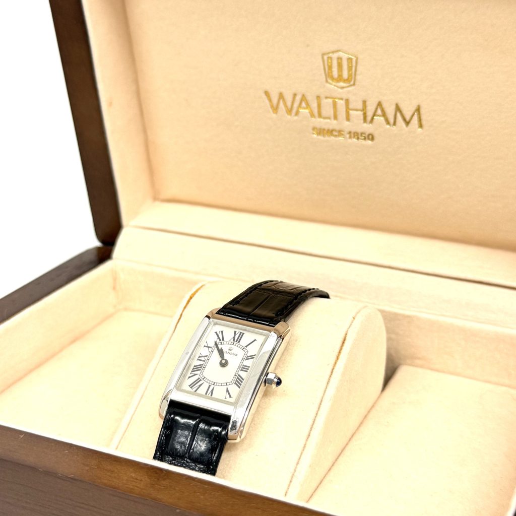 【WALTHAM ウォルサム 750 レクタンギュラー 腕時計 不動品】相続品の整理でお買取り｜高崎市箕郷