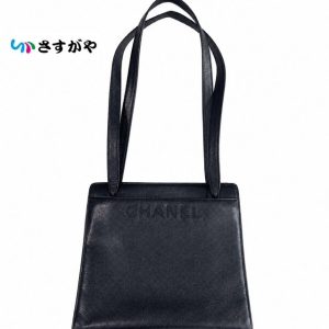 CHANEL シャネル キャビアスキン ロゴトート ブランド バッグ