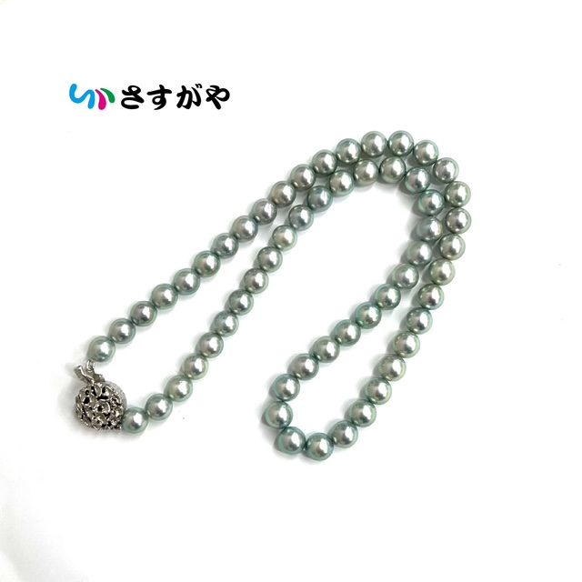 パール ネックレス 真珠 SILVER金具