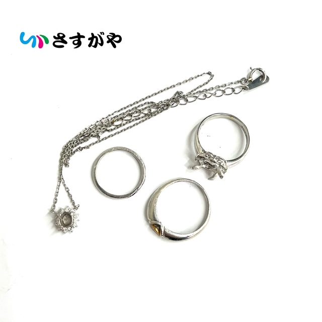 Pt900 Pt850 プラチナ リング ネックレス アクセサリー