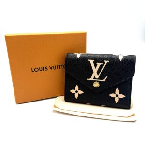 【LOUIS VUITTON ポルトフォイユ・ヴィクトリーヌ M80968】バイカラー モノグラム・アンプラントを高価買取｜前橋市千代田町