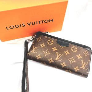 LOUIS VUITTON ルイヴィトン モノグラム・マカサー ジッピー・ドラゴンヌ