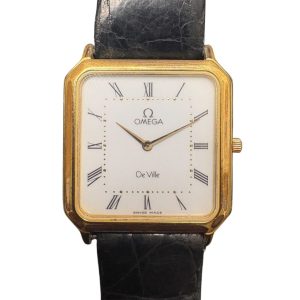 【動かなくても大丈夫!!】OMEGA　オメガ　　デヴィル　クォーツ　レディース時計　