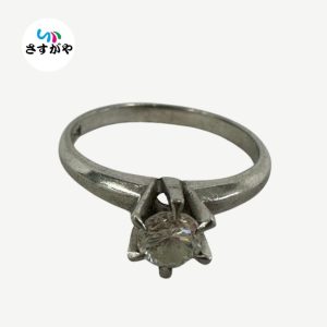 Pt900 ダイヤモンド付き リング