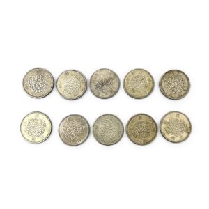 100円銀貨(稲穂、五輪、鳳凰)