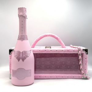 【ANGEL CHAMPAGNE エンジェルドゥミセックロゼ】ピンクファータイプ シャンパン 高価買取｜伊勢崎市東本町