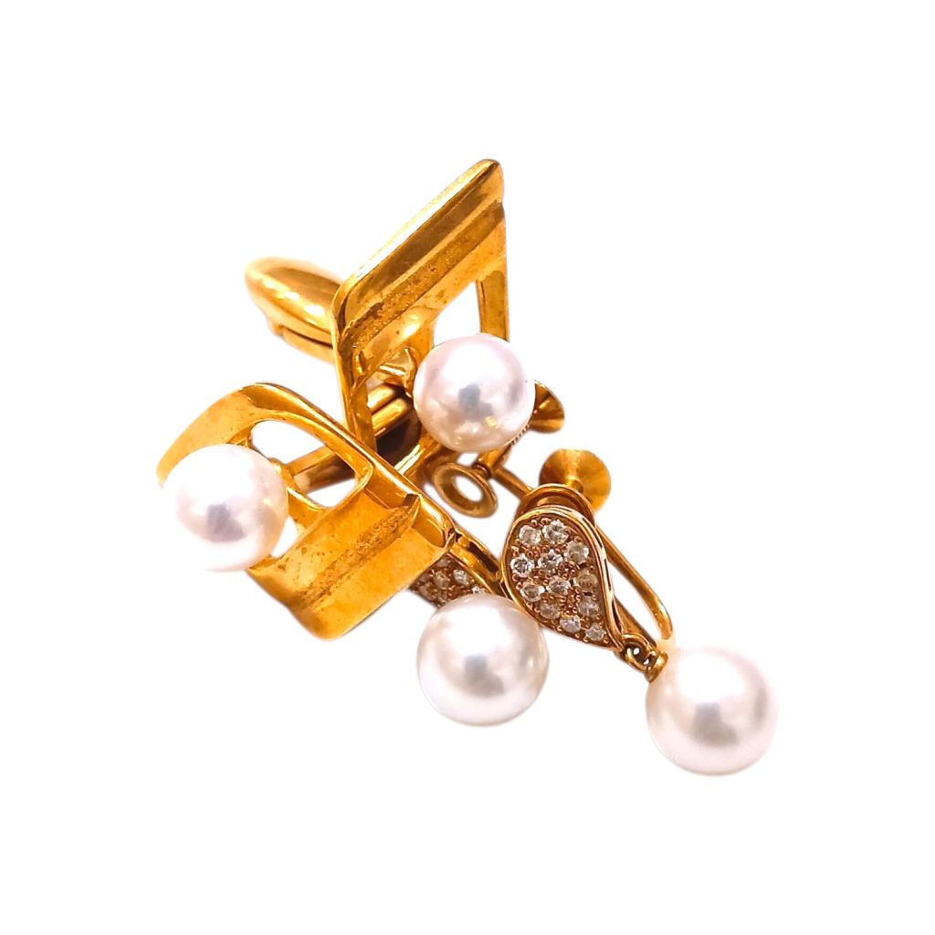 【K18 まとめ】18金・パール・真珠・イヤリング・ピアス・ネクタイピン・カフス・貴金属・アクセサリー