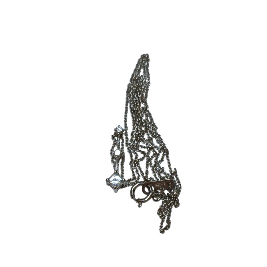 K18WG（18金ホワイトゴールド） ダイヤモンド0.3ct ネックレス