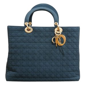 Dior カナージュ ハンドバッグ ブラック