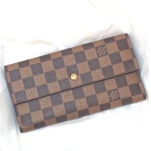 LOUIS VUITTON ルイヴィトン ダミエ ポルトモネ クレディ 二つ折り財布