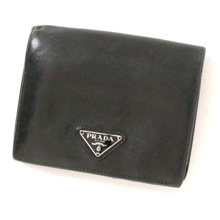 PRADA プラダ トライアングルロゴ 二つ折り財布