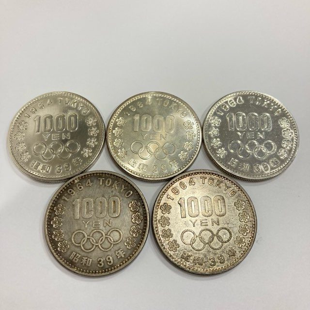 東京オリンピック千円銀貨