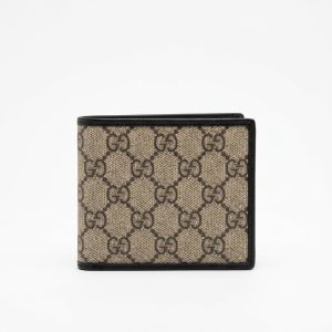 GUCCI/グッチ GGスプリーム 二つ折り財布
