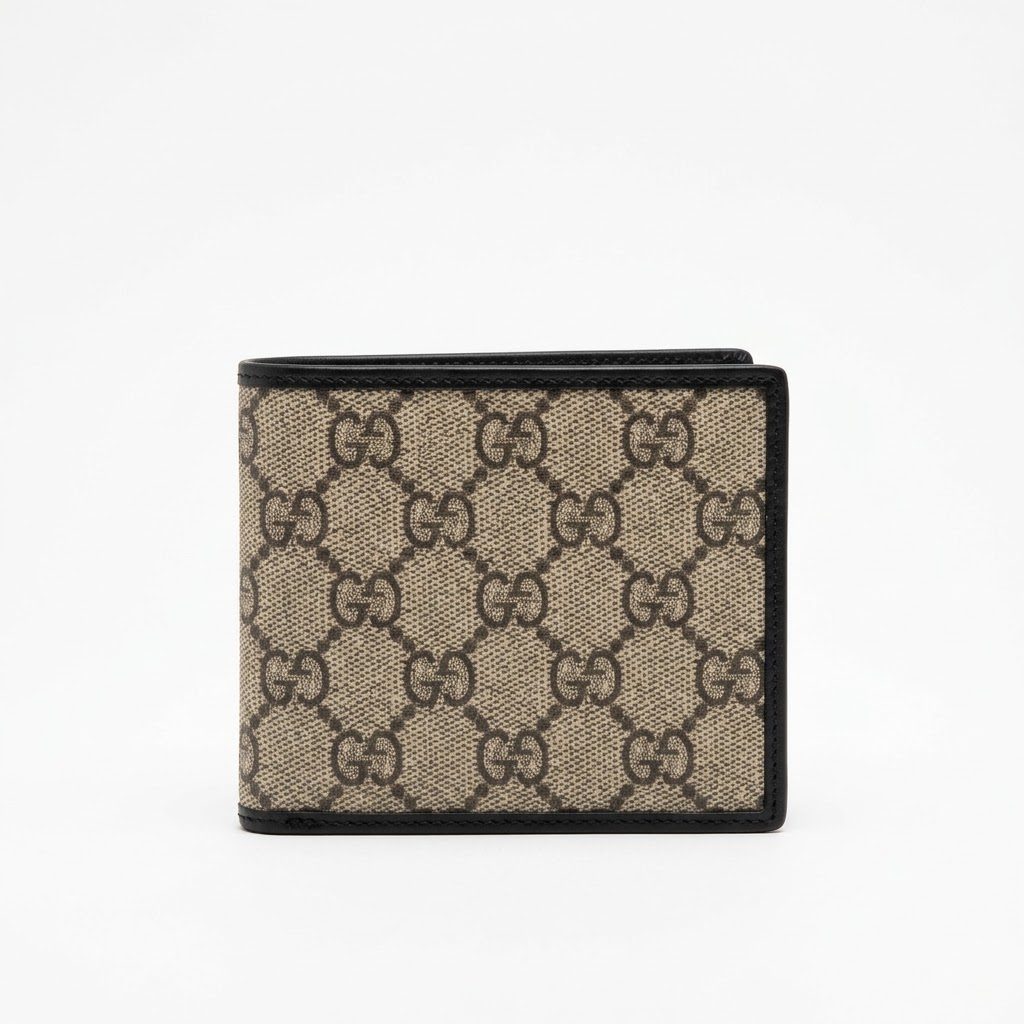 GUCCI/グッチ GGスプリーム 二つ折り財布