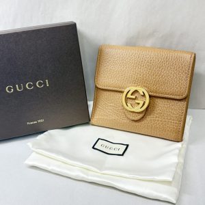 GUCCI / グッチ / インターロッキングG / 2つ折り / 財布