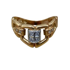 K18 / Pt850 / 金 / プラチナ / コンビ / ダイヤモンド / リング / 指輪 / アクセサリー