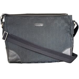 GUCCI グッチ GGキャンパス ブラック ショルダーバッグ