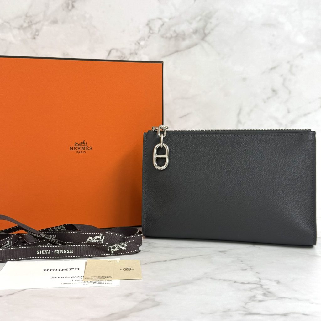 HERMES エルメス ジップアンゴーPM シェーヌダンクル ポーチ アルドワーズ｜前橋市江田町