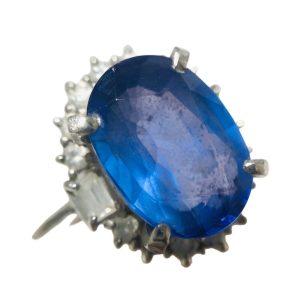 Pt900（プラチナ900）サファイア0.35ct リング