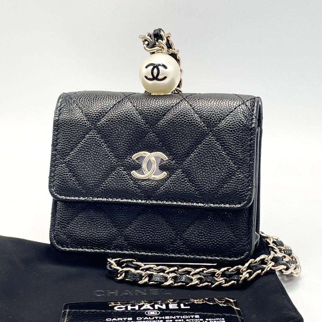 CHANEL シャネル マトラッセ チェーン フラップ コインパース｜高崎市江木町