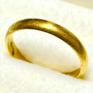 18金（K18・750）甲丸リング 指輪｜金・貴金属