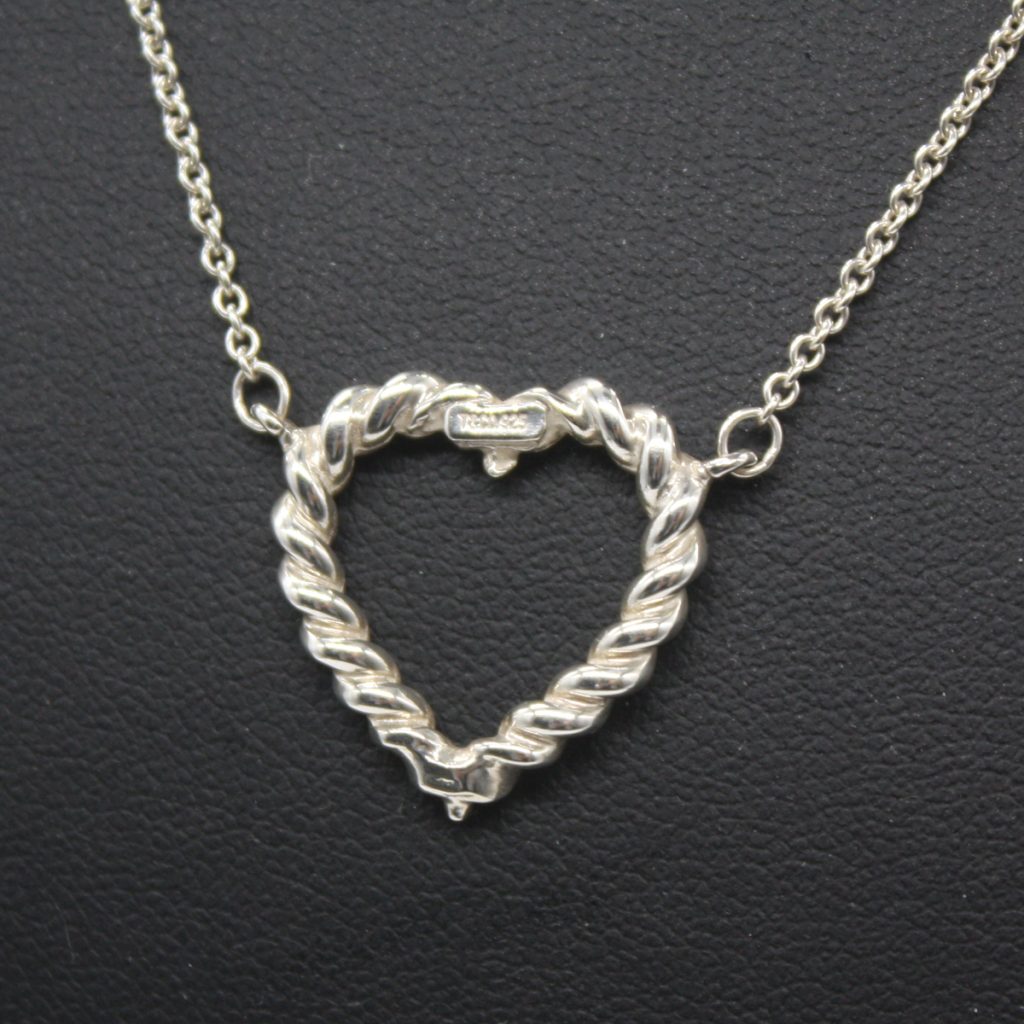 【三沢市】 ティファニー　ツイストハートネックレス　をお買取り致しました！