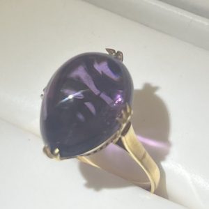 K18（18金）　750　リング　アクセサリー　貴金属　アメジスト