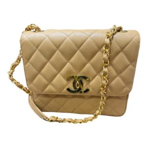 CHANEL シャネル マトラッセ キャビアスキン チェーンショルダーバッグ