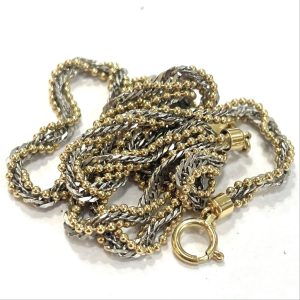 K18/Pt850 コンビ ネックレス アクセサリー