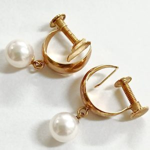 K18 パール イヤリング 18金 アクセサリー 貴金属