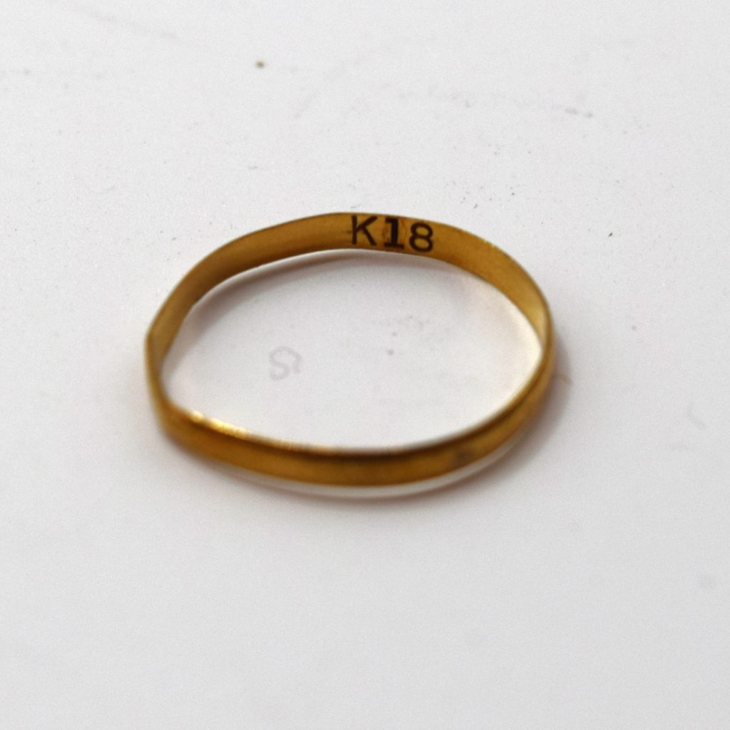 【三沢市】 K18　リング　をお買取り致しました！