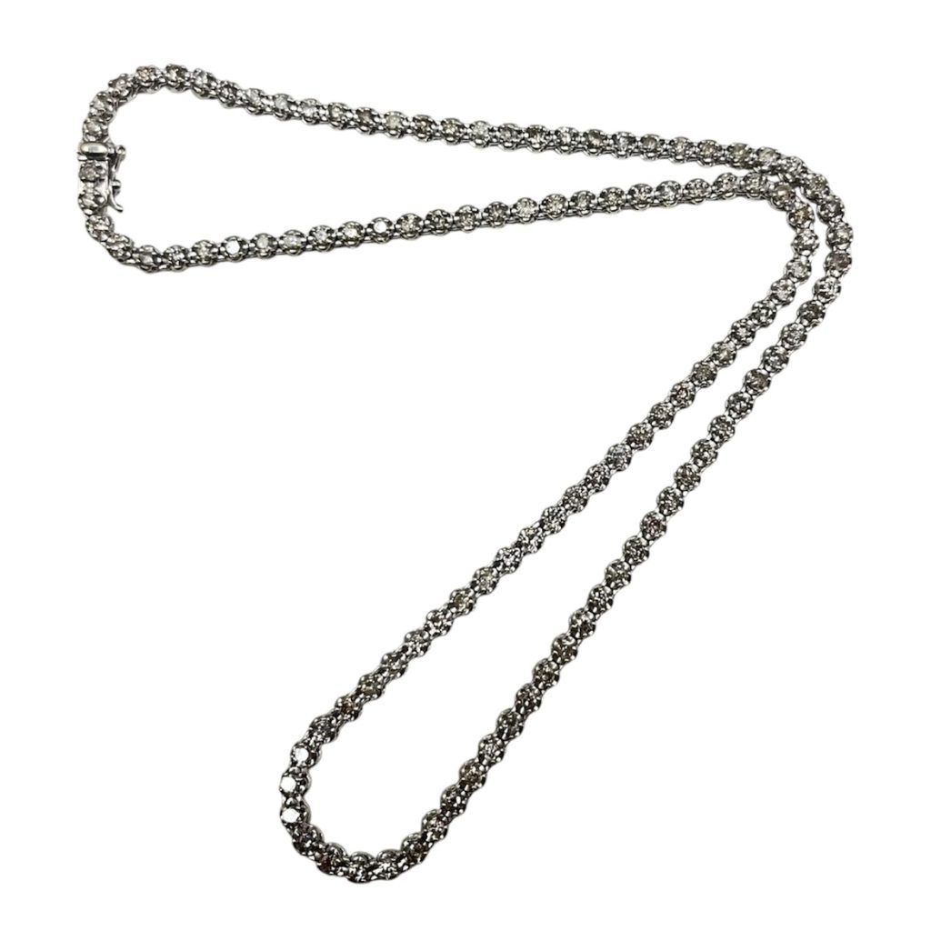 【金価格上昇！】K18WG テニスブレスレット