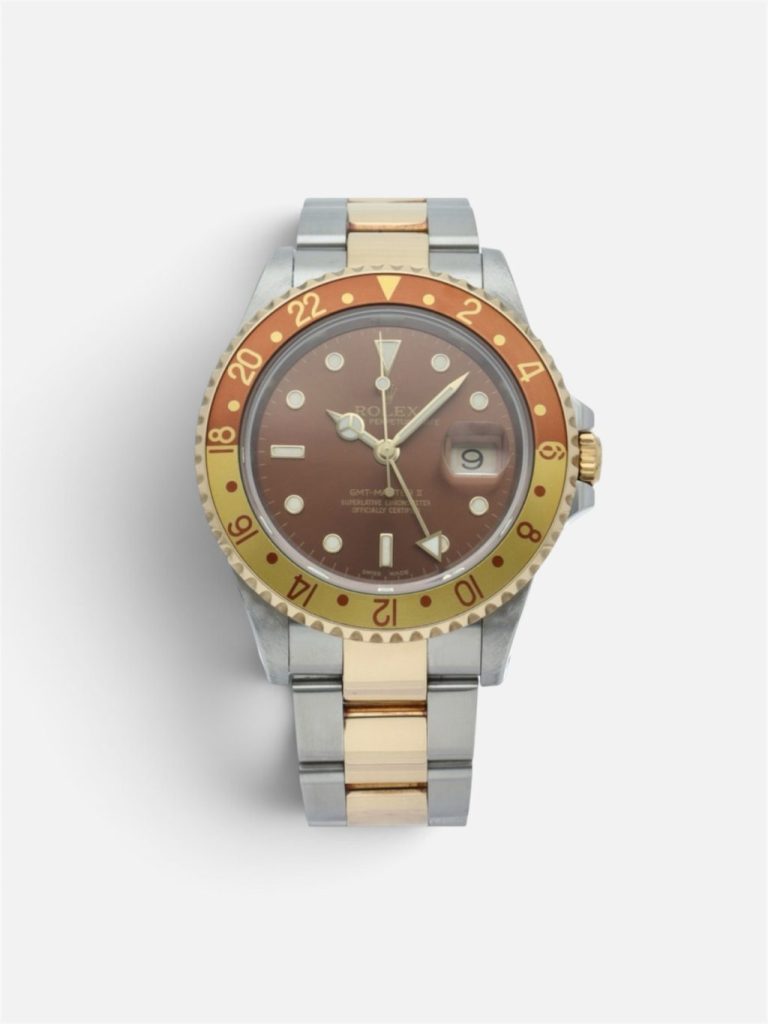Rolex　ロレックス　16713　GMTマスターⅡ　ブラウン　メンズ　時計